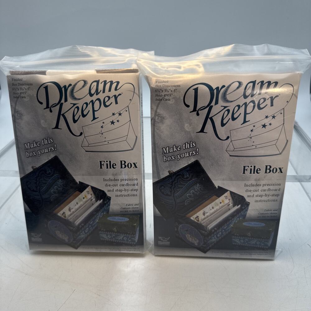 2 Dream Keeper File Box Craft Kit Grandmacore Grandma Drip NIB Do It Yourself